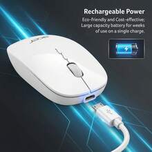 Acer 滑鼠OMR050 輕音 無線藍牙滑鼠充電滑鼠輕薄便攜桌上型筆記型電腦平板電腦 - 查看 3