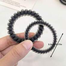 10 chiếc dây buộc tóc co giãn mờ trong suốt, kiểu dáng tối giản, bền chắc, độ đàn hồi cao, dùng cho tóc đuôi ngựa dành cho nữ. - Nhiều màu - Xem 8