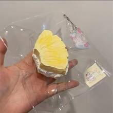 1个硅胶水果挤压玩具，超柔软奶油质感，创意减压玩具，生日/圣诞节/万圣节/复活节礼物，完美礼物 - 彩色 - 查看 4