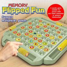 Juego de mesa de memoria con frutas, ajedrez divertido de volteo multijugador, juguete educativo de entrenamiento cerebral para niños, juego interactivo de mesa para noche familiar padres e hijos, juego de aprendizaje de concentración para viajes y fiestas - Multicolor - Ver 3