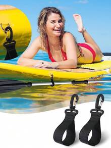 1pc Kayak Paddle Magic Strap Clip, Adjustable Paddle Board Clip, Inflatable Boat Surf Outdoor Water Sports Fastening Clip - Multicolor - View 2