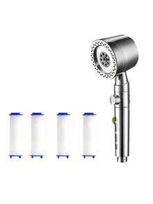 5-Setting Adjustable Handheld Shower Head With Filter Function, Suitable For Bathroom Shower Head, Bathroom Hardware Accessories And Bathroom Decor, Providing A Luxurious Bathing Experience - Multicolor - View 13