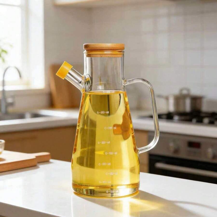 玻璃油壶家用厨房防滴漏油瓶酱油醋调味料容器食用油罐