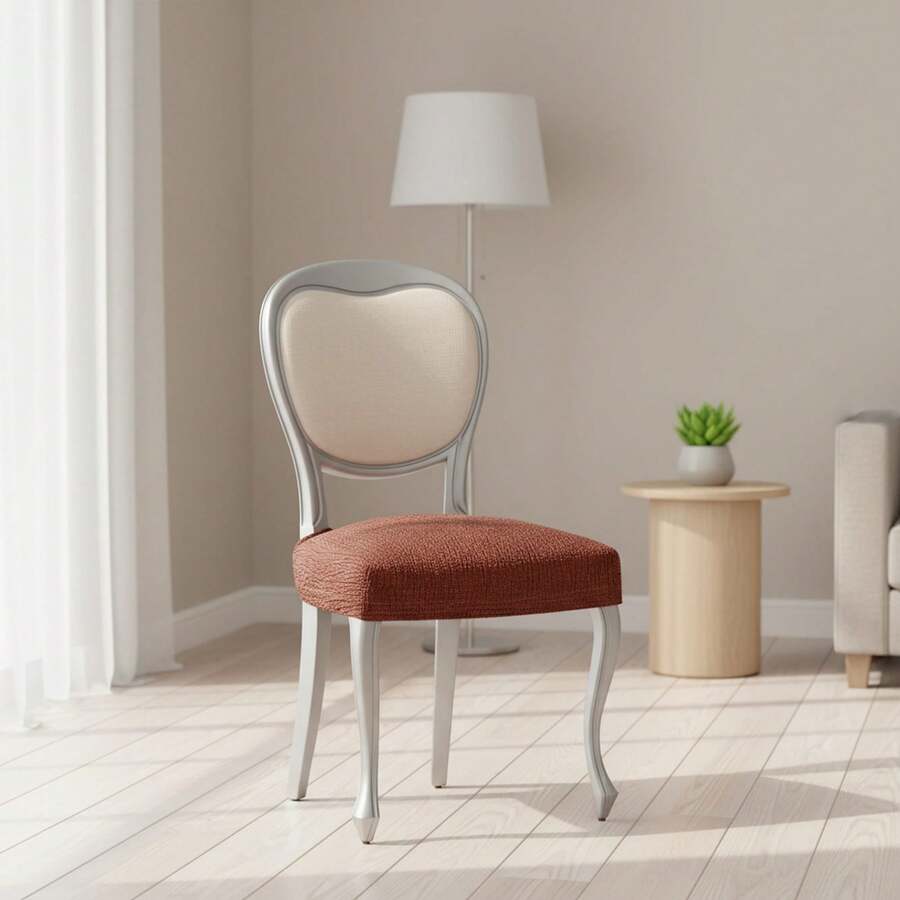Kiva 2 Universal And Versatile Chair Covers, Various Colors Available – Easy-To-Fit Protective Chair Cover For Backrest, Seat And Arms - Orange - View 1