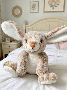 8.66 Inch Cute Mini Plush Bunny Doll With Big Paws, Droopy Ears And Fluffy Tail, Adorable Pretend Play Doll Suitable For Children, Toddlers, Adults And Families - Mini Companion - Camel - View 3