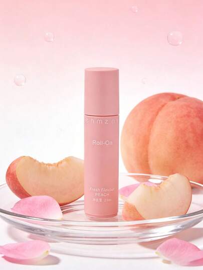1pc 20ml Roll-On Fragrance, Floral And Fruity Scents Including Peach Blossom, Rose And Pine, Fresh And Long-Lasting. Compact Ball Design For Easy Carrying And Use, Suitable For Women's Daily And Date Occasions. Small Capacity Portable Fragrance Ball