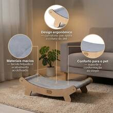 Luxury Cat Bed - Comfortable, Durable, And Warm, Made Of MDF - 灰色床 - 查看 4