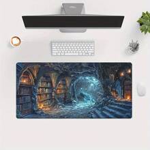 A Magic Book HD Printed Desk Mat, Multifunctional XXL Mouse Pad, Keyboard Gaming Mouse Pad, Office Computer PC Player Desk Mat.A Gift For Family And - Xem 7