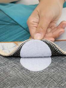 Strong Hook And Loop Fasteners, Suitable For Fixing Bed Sheets And Sofa Cushions, Also Suitable For Non-Slip Sofa Cushions, Bed Sheets, Sofa Cushions, Carpets And Non-Slip Mats. The Back Side Has Strong Adhesion, Easy To Remove Without Leaving Residue, Reusable. - Multicolor - View 5