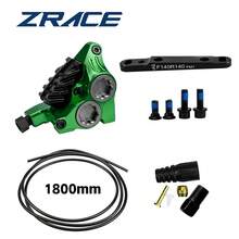 Bộ kẹp phanh thủy lực 4 piston ZRACE XG4 gắn phẳng, kẹp phanh đường bộ, má phanh ICE-TECH, kẹp phanh đua BMX, gia công CNC hoàn toàn, trọng lượng nhẹ, F - Nhiều màu - Xem 14
