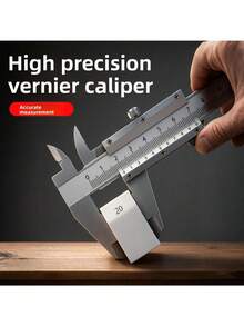 Thước kẹp Vernier bằng thép không gỉ 0-150mm - Thước đo micromet cầm tay, trượt mượt mà, bền và dễ sử dụng, thích hợp cho công nghiệp, cơ khí, chế tác trang sức, không cần nguồn điện, kỹ thuật chính xác và thủ công mỹ nghệ. - A - Xem 3