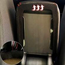 PU Leather Car Armrest Cover For VW Golf 7 MK7 2012-2020 Center Console Lid Armrest Box Protective Case - B - View 3