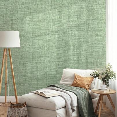1 Cuộn Giấy Dán Tường Vân Vải Linen, Giấy Dán Tường Tự Dính Hiện Đại, Có Thể Tháo Gỡ, Chống Thấm Nước và Chống Dầu, Thích Hợp Cho Phòng Tắm, Phòng Khách, Tủ, Bếp, Trang Trí Phòng Ngủ, Ốp Tường, Trang Trí Nhà Cửa, Tường Nghệ Thuật