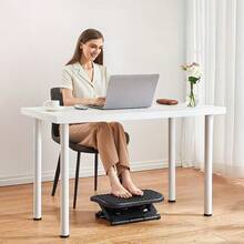 1pc Adjustable Under Desk Foot Rest With Massage Function, 3-Level Height & 30-Degree Tilt Adjustment, Suitable For Home & Office Use - Footstool Under the Table - View 5