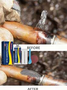 金属铸造胶，铸造胶AB粘合剂修复剂，适用于不锈钢、铜、铝的防水金属密封胶 - A - 查看 2