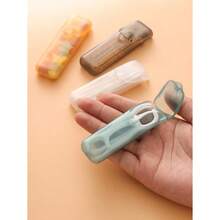 5pcs Portable Toothpick & Dental Floss Case - Leak-Proof Travel Pill Box, Transparent Cover Design, Lightweight & Compact, Suitable For Daily Oral Care, Use Anytime Anywhere (Travel/Home/Office/Outdoor), Great Gift For Women, Christmas Gift, Ideal Present - Nhiều màu - Xem 4