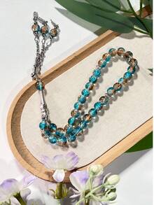 1 chuỗi tràng hạt Hồi giáo 33 hạt, thanh lịch và chắc chắn dành cho nam giới. - Nhiều màu - Xem 3