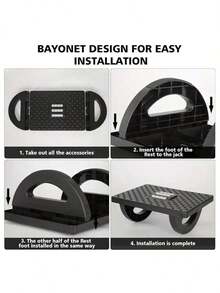 1pc Adjustable Under Desk Foot Rest With Massage Function, 3-Level Height & 30-Degree Tilt Adjustment, Suitable For Home & Office Use - Footstool Under the Table - View 10