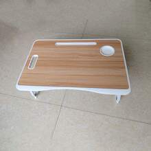 1pc Multi-Function Foldable Laptop Desk, Home Office & Binge-Watching Essentials. With Tablet Slot & Cup Holder, Slouchy Table That Folds Away Easily! - Multicolor - View 13