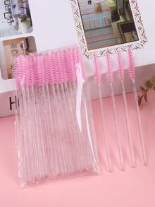 1/10/25/50 chiếc lược chải mi pha lê dùng một lần, lược chải mascara nối mi, dụng cụ trang điểm chuyên nghiệp. - Nhiều kiểu dáng - Xem 5