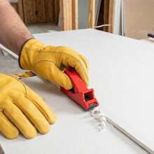 Woodworking Hand Planer, Plastic Body Wood Trimming Plane, Suitable For Deburring Drywall, Wood, Metal, DIY Crafts Edging - Red - Red Style - View 8