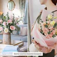 10/20pcs 14.96 Inch Artificial Eucalyptus Leaves, Fake Plants For Home, Restaurant, Living Room, Outdoor Garden Decor, Floral Arrangement, Photography Props, Spring - màu xanh lá - Xem 11