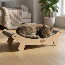 Luxury Cat Bed - Comfortable, Durable, And Warm, Made Of MDF - 灰色床 - 查看 7