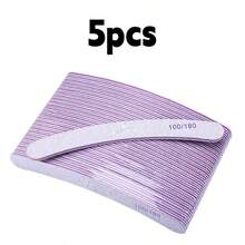 Dũa móng tay hai mặt, độ nhám 100/180, chịu lực cao, dùng cho móng acrylic, dụng cụ làm móng tại nhà và salon. - Nhiều màu - Xem 6