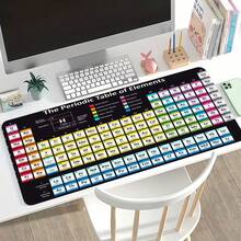1pc Standard Periodic Table Mouse Pad, Non-Slip Washable Rubber Base Large Size Desk Mat Office Accessory, Computer Decor Accessory Desk Decoration Dirt-Resistant Gaming Mouse Pad, Ideal Gift For Gamers - Extra Long Desk Mat, Fashionable Office Desk Decor And Study Accessory Office Desk Accessories Desk Accessories Office Supplies Office Accessories Mousepad Study Table Mouse Pad For Desk - Standard Periodic Table - View 10
