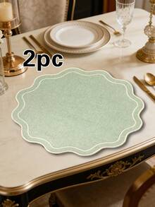 1/2/4 piezas Manteles individuales de tela bordada para fiestas, adecuados para decoración de mesa de boda, manteles de tela de estilo europeo minimalista y elegante para Navidad, Día de San Valentín, Acción de Gracias, Día de la Madre - Multicolor - Ver 44