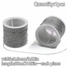 1 cuộn dây vàng và bạc, chỉ xâu hạt thủ công tự làm vòng tay, vật liệu phụ kiện thủ công. - Tổng hợp dòng sản phẩm - Xem 16