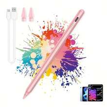Bút cảm ứng Activity tương thích với iPad 2018-2024, cảm ứng độ nghiêng, nhận diện lòng bàn tay, bút cảm ứng độ chính xác cao, độ trễ thấp đột phá, sạc USB, pin lithium polymer có thể sạc lại, dùng để ghi chú, vẽ và ký tên - Bao gồm cả linh kiện điện tử. - Nhiều màu - Xem 10