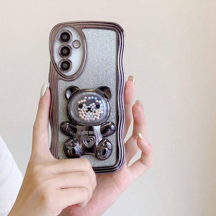 Free Lanyard Included With Purchase, Rainbow Gummy Bear Phone Holder Case + Wrist Strap, Compatible With IPhone 17 Pro Max/16 Pro Max/15 Pro Max/14 Pro Max/13 Pro Max/12 Pro Max/11 Pro Max/XS Max/7/8 Plus, S26/25 24 32 1u, Honor, - Black - View 1