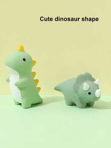 Dinosaur Pet Latex Chew Toy, Teeth Cleaning Squeaky Toy To Relieve Boredom For Teddy, Poodle And Other Small Dogs - Multicolor - View 6