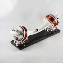 DC12V DIY High-Tech Gravity Ball Oscillator Model, Curved Ball Oscillator Home Decor, Science Gift, Curved Ball Oscillator, Curved Accelerator High-Tech Oscillator Creative Gift Home Decor, Gravity Principle Teaching, Semi-Circular Accelerator Model, Curved Ball Oscillator Model, Advanced Oscillator, DIY Science Gift - Black - View 11