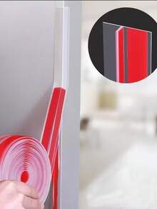 1/3/6m Multi-Functional Adhesive Door & Window Sealing Strip, Silicone Sealing Tape, Windproof Dustproof, Self-Adhesive, Customizable Length, Soft - Multicolor - View 5