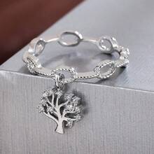 1 chiếc nhẫn nữ thiết kế cây đồng quê đính đá Zirconia. - Nhiều màu - Xem 17