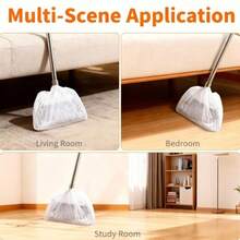 50/100pcs,Disposable Broom Cover, Ground Hair Cleaning Cover, Crevice Dust Adsorption Cleaning Tool - Multicolor - View 5