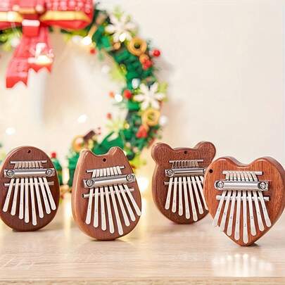 1 chiếc đàn Kalimba ngón tay cái, đàn piano mini bằng gỗ, thích hợp cho người yêu âm nhạc, nhạc cụ treo di động, phù hợp cho người từ 14 tuổi trở lên, không cần nguồn điện, đồ giải trí tại nhà, quà tặng cho tiệc tùng/sinh nhật/ngày lễ.