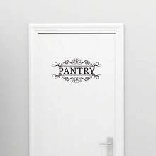 1pc PVC Wall Sticker, Modern Letter Pattern Wall Decal Suitable For Bathroom, Sticker, Wall Decor Vinyl Decal, Spring Decoration To Refresh Your Home - A - View 5