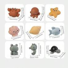 Mesh Fishing Toy Animal Bath Toys | Sealed And Floating, Made Of PVC, Suitable For Boys And Girls, Random Color - Multicolor - View 2