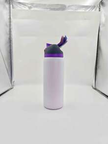 O-Wa-La Pink, White And Light Purple Water Bottle 32oz, 945ML, With Straw, Heat Preservation Time More Than 24 Hours, Cold And Hot Water Can Be Insulated, Can Make Coffee, Frozen Drinks, Exquisite Workmanship, Suitable For Camping, Work, Indoor And Outdoor Use. - 淡紫色 - 查看 3