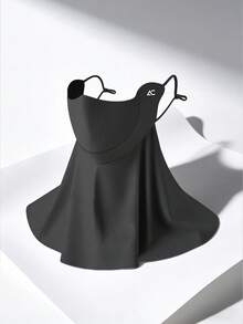 Máscara facial de alta calidad con protección UV para mujeres, nuevo diseño que integra hidratación y protección para el cuello, máscara facial de seda de hielo de verano con función de bebida. Máscara facial transpirable con protección UV y cobertura para el cuello, material integrado de seda de hielo. Máscara facial media con función de bebida, máscara facial de protección UV de verano con cuello integrado de seda de hielo, transpirable y hueca, protección para el cuello para mujeres, sombrero de playa - Multicolor - Ver 13