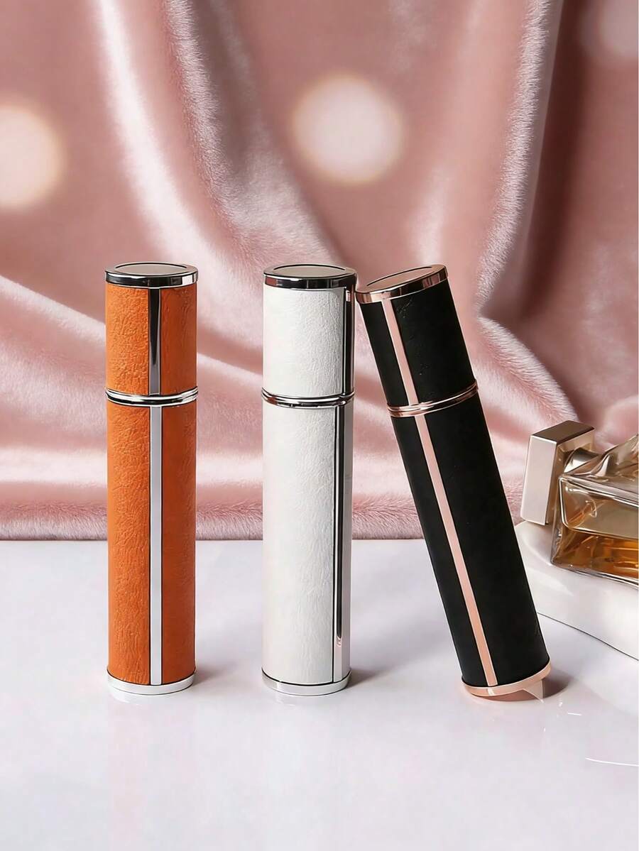 1pc Mini Refillable Travel Perfume Spray Bottle Set, Portable Small Liquid Decanting Atomizer, Convenient For Carrying Perfume On The Go, Travel Essential, School Supplies, Holiday Camping Necessity, Vacation Accessory, For Women And Men, Beach, Cosmetic Storage Cabinet, Spray Oil