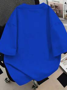 Áo thun nữ cỡ lớn in họa tiết da báo, cổ tròn, trang trí nơ. Thích hợp cho kỳ nghỉ hè, quà tặng Ngày Valentine, quà tặng Ngày của Mẹ, quà tặng cho mẹ, quà tốt nghiệp. Tay áo ngắn in họa tiết thời trang. Thích hợp cho kỳ nghỉ hè, đi biển, du lịch, mùa xuân, lễ hội. - Màu xanh lam - Xem 3