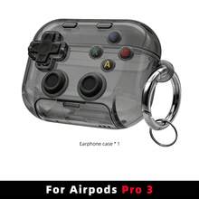 游戏手柄造型耳机保护套，适用于 4/Pro2/Pro3，通用款，带支架夹，防摔 - 彩色 - 查看 14