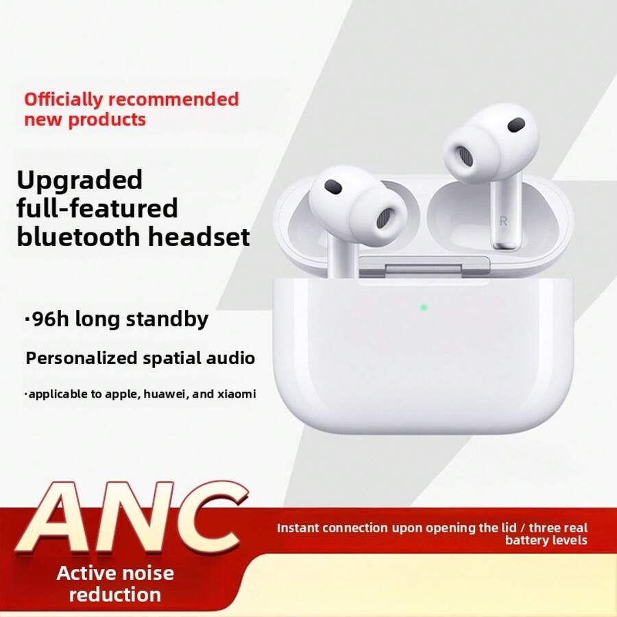 Air4 Air5 Air7 ANC Headphones Universal Compatibility Android IOS 33H Playtime 09ND - 查看 1