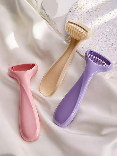 3pcs Women's Painless Hair Removal Device, Smooth Shaver, & Comfortable Facial Hair Remover, Bikini Area Specialized Mini Razor, Suitable For Sensitive Skin