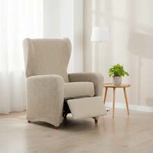 Kiva Universal And Versatile Recliner Chair Cover, Various Colors Available – Easy-To-Fit Protective Chair Cover For Backrest, Seat And Arms - 原始特洛伊 - 查看 2