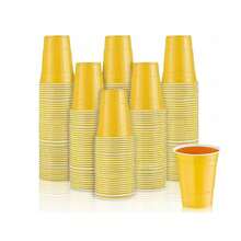 Set de 10/20/30/40/50 piezas de vasos de plástico reutilizables para juego de beer pong, adecuados para fiestas, juegos de bar, fiestas al aire libre, juegos de Navidad, juegos familiares, beer pong de piscina, juegos de mesa, juego para 2 jugadores (pelotas no incluidas) - Multicolor - Ver 10